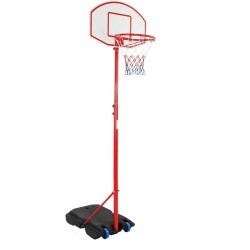 Basketbalový koš s kolečky, nastavitelný 148 - 236 cm
