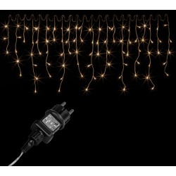 VOLTRONIC Vánoční světelný déšť 15 m, 600 LED, teple bílý