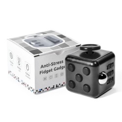 Antistresová kostka Fidget Cube, 32 mm černá