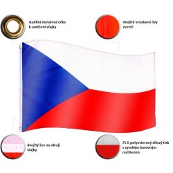 FLAGMASTER Vlajka Česká republika, 120 x 80 cm