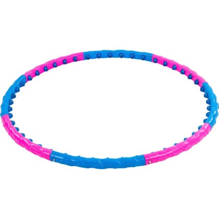 MOVIT Hula Hoop masážní obruč, 103 cm, modro-růžová