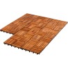 STILISTA Dřevěné dlaždice, mozaika 4 x 6, akát,1 m²