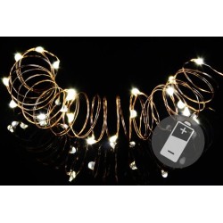 Vánoční světelný řetěz 2 m, 20 MINI LED, teple bílý