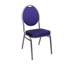 Kongresová židle kovová MONZA, modrá