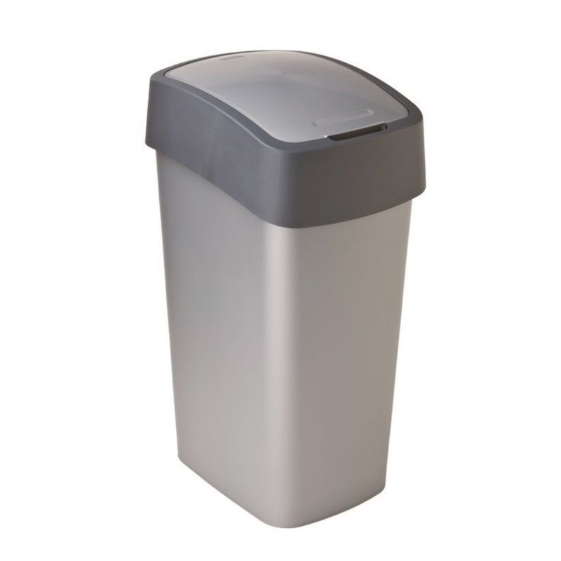 Odpadkový koš FLIPBIN, 25 L, šedý