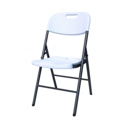 Cateringová skládací židle, 87 x 53 x 46 cm, bílá