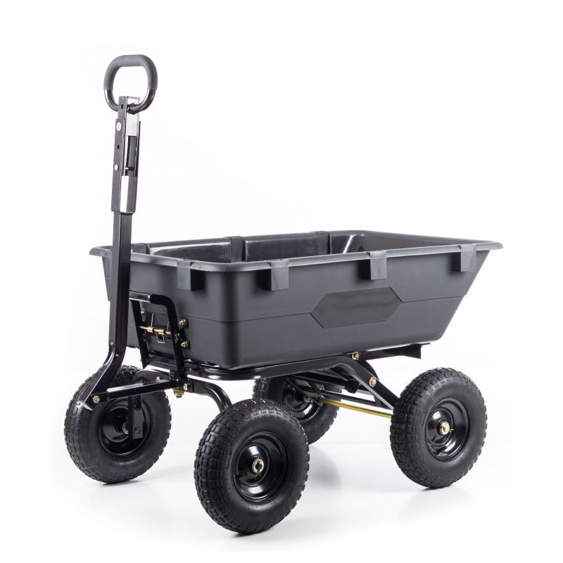 Zahradní vozík GA 120  -  69 x 67 x 118 cm, černá