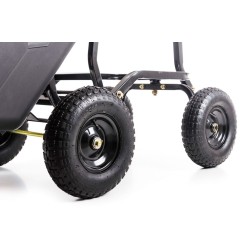 Zahradní vozík GA 120  -  69 x 67 x 118 cm, černá