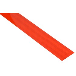 Samolepící páska reflexní, 1 m x 5 cm, červená
