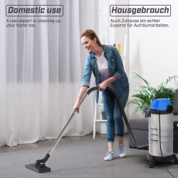 TIMBERTECH Průmyslový vysavač 2300 W, 30 litrů, modrý