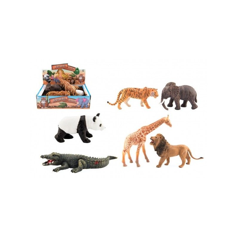 Zvířátko safari ZOO plast 11-17cm