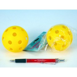 Floorball míč plast průměr 7cm asst  v sáčku