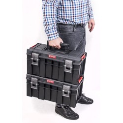 Kufr na nářadí, 46,7 x 27 x 25,3 cm, černý