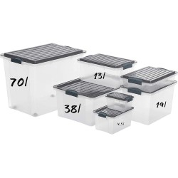 COMPACT úložný box, 13L, růžový