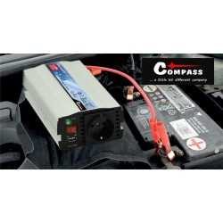 Měnič napětí 12/230V 600W + USB