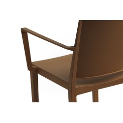 Židle MOSK ARMCHAIR,  82 x 57 x 56 cm, taupe