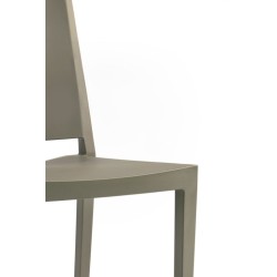 Židle MOSK, 82 x 46 x 56 cm, taupe