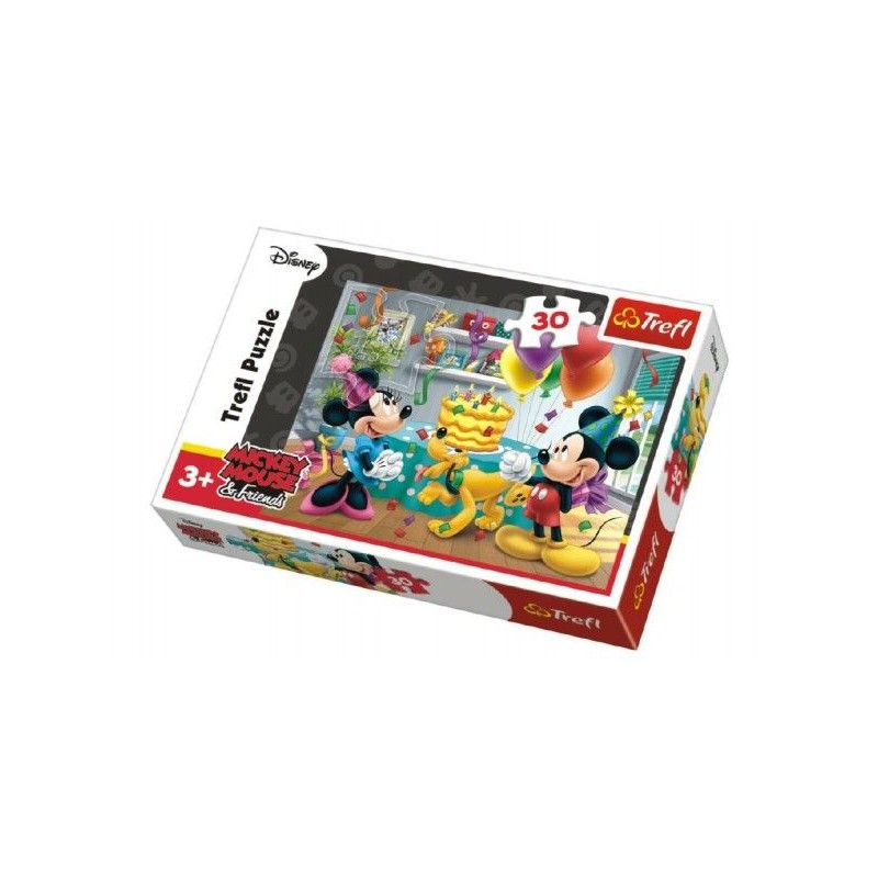 Puzzle Mickey a Minnie slaví narozeniny Disney 27x20cm